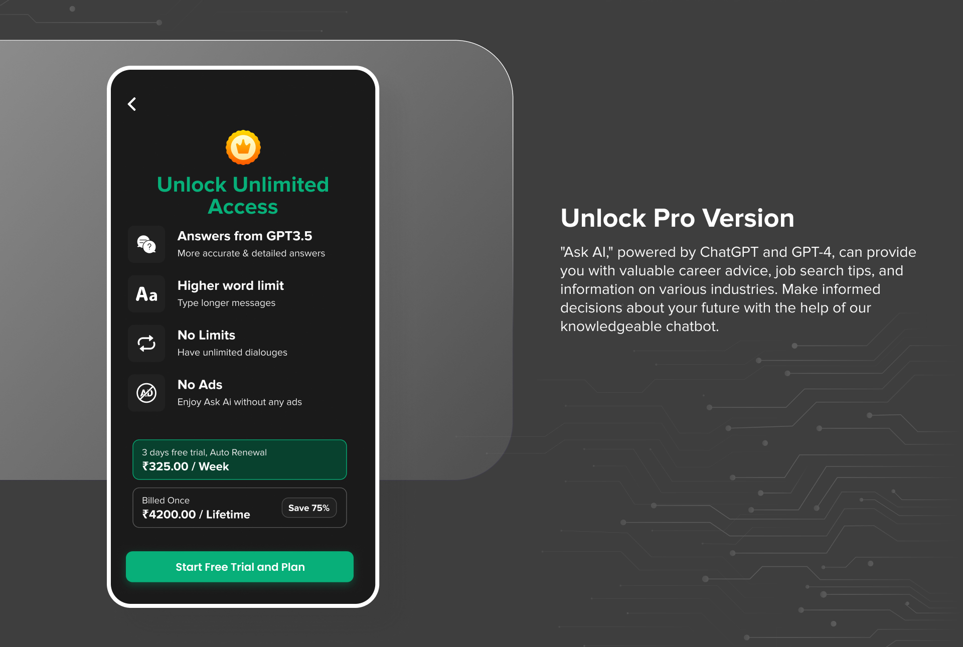 AI Guru - Built on ChatGPT for Android and iOS App